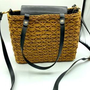 Zara small-medium woven purse